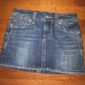 Miss Me jean skirt size small